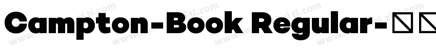 Campton-Book Regular字体转换